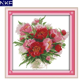 NKF The bright flowers arts and designs cross stitch embroidery needlework sets cross stitch patterns for home decoration
NKF The bright flowers arts and designs cross stitch embroidery needlework sets cross stitch patterns for home decoration