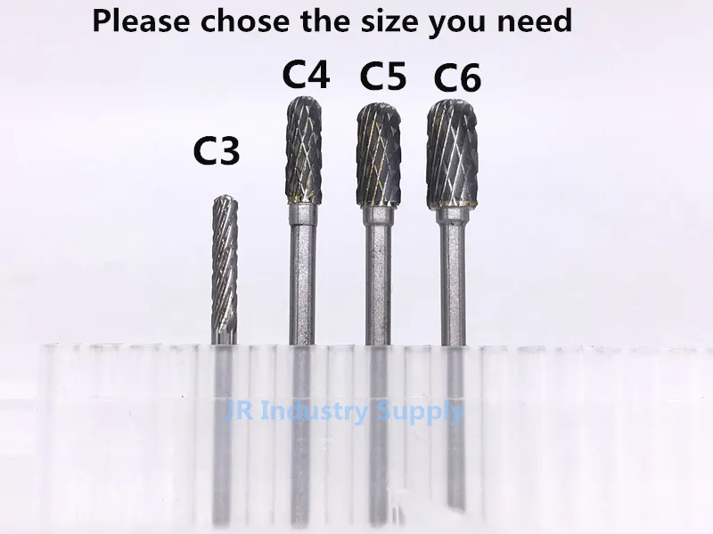 Jrealmer Tungsten Carbide Rotary Burrs C sizeMilling Cutter Rotary Tool Burr Rotary Dremel Tools Electric Grinding
Jrealmer Tungsten Carbide Rotary Burrs C sizeMilling Cutter Rotary Tool Burr Rotary Dremel Tools Electric Grinding