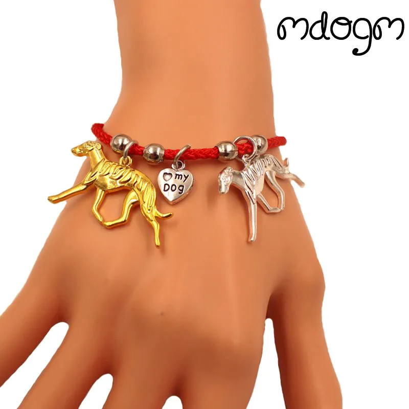Whippet Dog Animal Charm Bracelet For Women Men Couple Love Rope Male Female Pearl Red Heart Black Girls Cute Fashion
Whippet Dog Animal Charm Bracelet For Women Men Couple Love Rope Male Female Pearl Red Heart Black Girls Cute Fashion