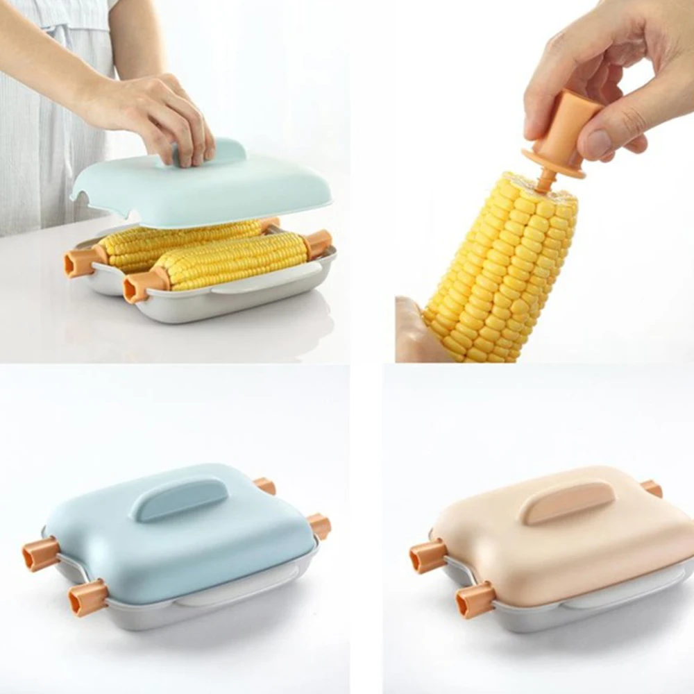 Corn Poachers Perfectly Cooked Corn Boiler Cup Corn Skillet Kitchen Steamed Corn Set Double Cooking Tools Microwave Oven
Corn Poachers Perfectly Cooked Corn Boiler Cup Corn Skillet Kitchen Steamed Corn Set Double Cooking Tools Microwave Oven