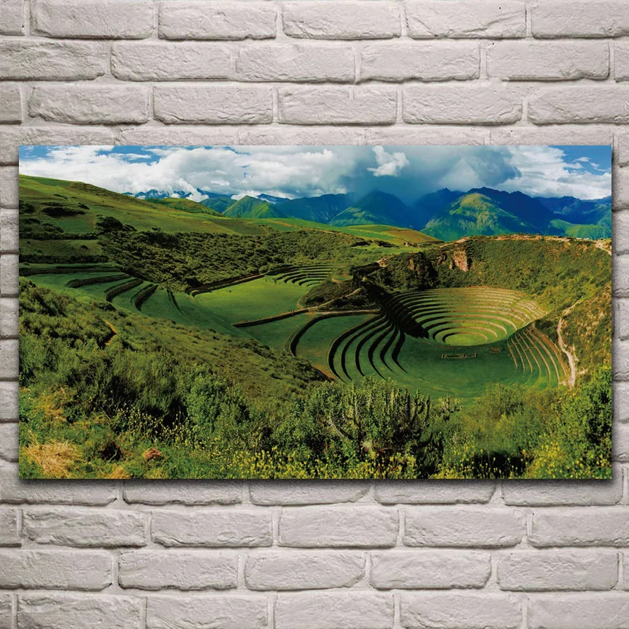 Peru terraces mountains ancient Inca ruins valley plants living room decor home wall art decor wood frame fabric posters KJ526
Peru terraces mountains ancient Inca ruins valley plants living room decor home wall art decor wood frame fabric posters KJ526