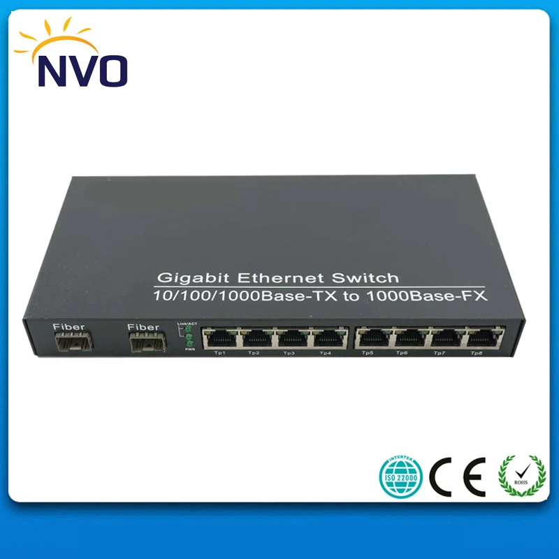 2pcs/Lot,1000M 8RJ45+1000M 2SFP,Euro Charger,External power supply,Unmanaged Multi SFP Fiber Optic Ethernet Fiber Optic Switch
2pcs/Lot,1000M 8RJ45+1000M 2SFP,Euro Charger,External power supply,Unmanaged Multi SFP Fiber Optic Ethernet Fiber Optic Switch