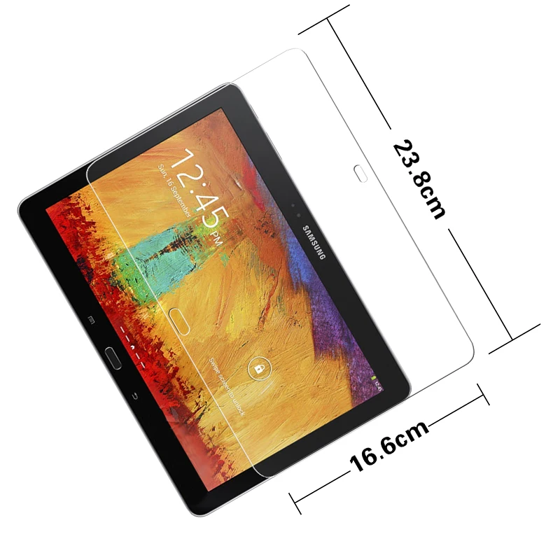 Premium tempered glass film For Samsung Galaxy Note 10.1 2014 Edition P600 M16C tablet pc Anti-shatter LCD Screen Protector Film
Premium tempered glass film For Samsung Galaxy Note 10.1 2014 Edition P600 M16C tablet pc Anti-shatter LCD Screen Protector Film