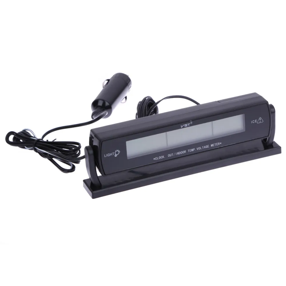 3 in 1 Digital Car Thermometer Voltmeter LCD Clock Battery Voltage Temperature Monitor 12V 24V Car Detector Voltmeter Ammeter
3 in 1 Digital Car Thermometer Voltmeter LCD Clock Battery Voltage Temperature Monitor 12V 24V Car Detector Voltmeter Ammeter
