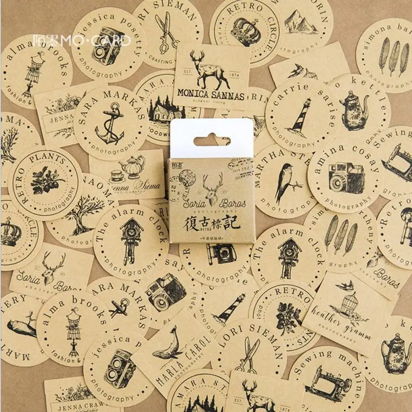 46 Pcs/box Retro camera crown feathers mini Paper Stickers Flakes For Diary Decoration Diy Stationery Sticker
46 Pcs/box Retro camera crown feathers mini Paper Stickers Flakes For Diary Decoration Diy Stationery Sticker