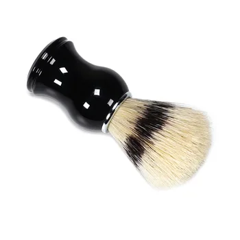 Men Shaving Brush Boar Bristle Hair Straight Razor Shave Barber Face Cleaning Black Resin Handle Salon Tool Classic 11x3.7cm #11
Men Shaving Brush Boar Bristle Hair Straight Razor Shave Barber Face Cleaning Black Resin Handle Salon Tool Classic 11x3.7cm #11