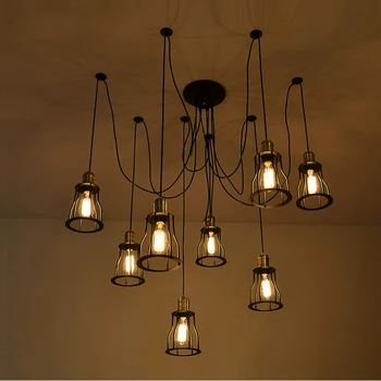 Vintage loft industrial style bar restaurantPendant Lights clothes shop cafe bar lamp dining room iron 8 head Pendant Lights
Vintage loft industrial style bar restaurantPendant Lights clothes shop cafe bar lamp dining room iron 8 head Pendant Lights