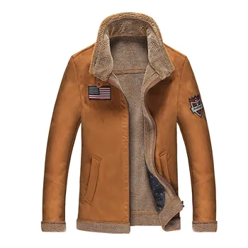 Sheerling Mens Faux Fur Coats Luxury Motocycle Leather Jacket Men Zipper Fur Collar Winter Coat Khaki Blue Biker Suede Jackets
Sheerling Mens Faux Fur Coats Luxury Motocycle Leather Jacket Men Zipper Fur Collar Winter Coat Khaki Blue Biker Suede Jackets