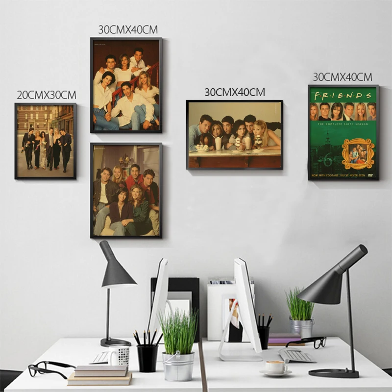Friends TV Poster Fashion Bedroom Decoration Wall Paper vintage paintings retro Poster art prints
Friends TV Poster Fashion Bedroom Decoration Wall Paper vintage paintings retro Poster art prints