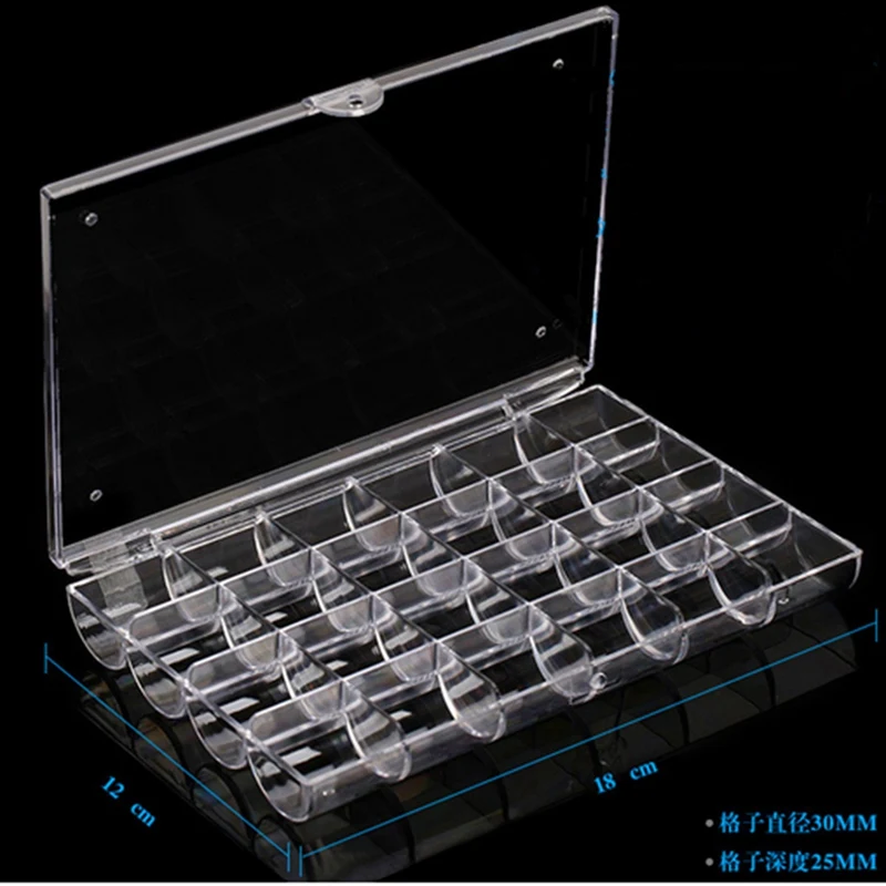 1pc 24 Grid Clear Transparent Arcylic Storage Box Organizer Case Nail Art Rhinestone Tips Jewelry Beads Decoration Container
1pc 24 Grid Clear Transparent Arcylic Storage Box Organizer Case Nail Art Rhinestone Tips Jewelry Beads Decoration Container