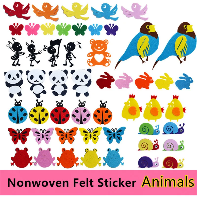 DIY Felt Animals Decoration Sticker House Wall DIY Craft Kit Non-woven Fabric Decorate School Rooms Event Party Holiday For Kids
DIY Felt Animals Decoration Sticker House Wall DIY Craft Kit Non-woven Fabric Decorate School Rooms Event Party Holiday For Kids