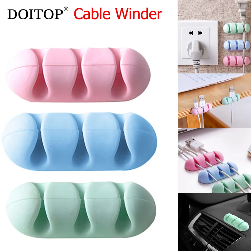 DOITOP 2PCS Cable Winder Organizer Storage Holder Earphone Wire Wrap Cable Charger Cable Holder Clips for Phone Charging Cable
DOITOP 2PCS Cable Winder Organizer Storage Holder Earphone Wire Wrap Cable Charger Cable Holder Clips for Phone Charging Cable