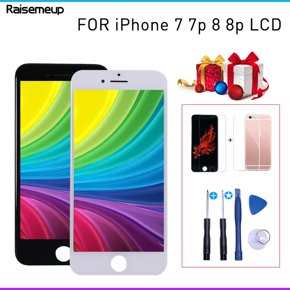 New Hot Sale LCD For iPhone 7 7P 8 8P AAA+++ Quality LCD Good Replacement Display 3D Touch Screen Digitizer Assembly with 3Gifts
New Hot Sale LCD For iPhone 7 7P 8 8P AAA+++ Quality LCD Good Replacement Display 3D Touch Screen Digitizer Assembly with 3Gifts