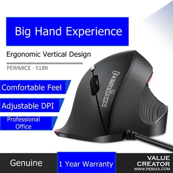 New Arrival Perixx PERIMICE 518R Ergonomic Vertical USB Wired Optical Mouse Desktop Notebook Mouse Professional Office Mouse
New Arrival Perixx PERIMICE 518R Ergonomic Vertical USB Wired Optical Mouse Desktop Notebook Mouse Professional Office Mouse