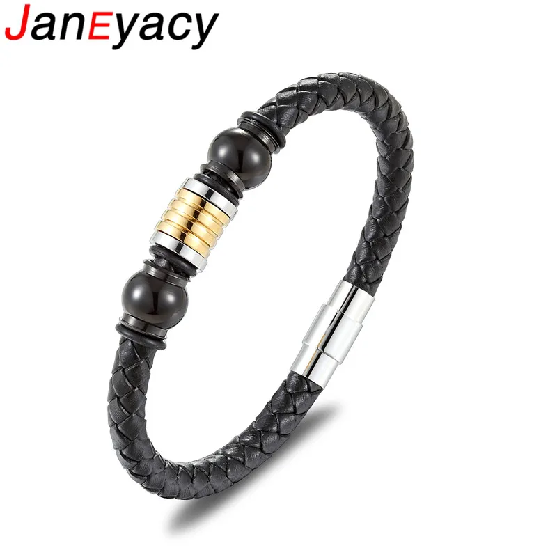 Janeyacy Brand Bracelet Classic Stainless Steel Bracelet Fashion Womens Leather Bracelet Magnetic Buckle Bracelet Mens Pulseras
Janeyacy Brand Bracelet Classic Stainless Steel Bracelet Fashion Womens Leather Bracelet Magnetic Buckle Bracelet Mens Pulseras