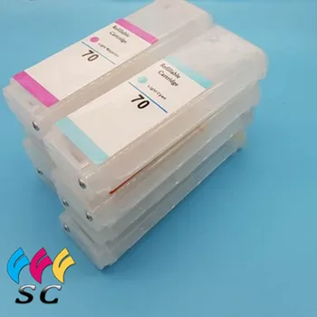 For HP 70 280ML Empty Refillable Ink Cartridge With Reset Chip For HP DesignJet Z2100 Z5200 Z5400 Printer 8 Colors
For HP 70 280ML Empty Refillable Ink Cartridge With Reset Chip For HP DesignJet Z2100 Z5200 Z5400 Printer 8 Colors