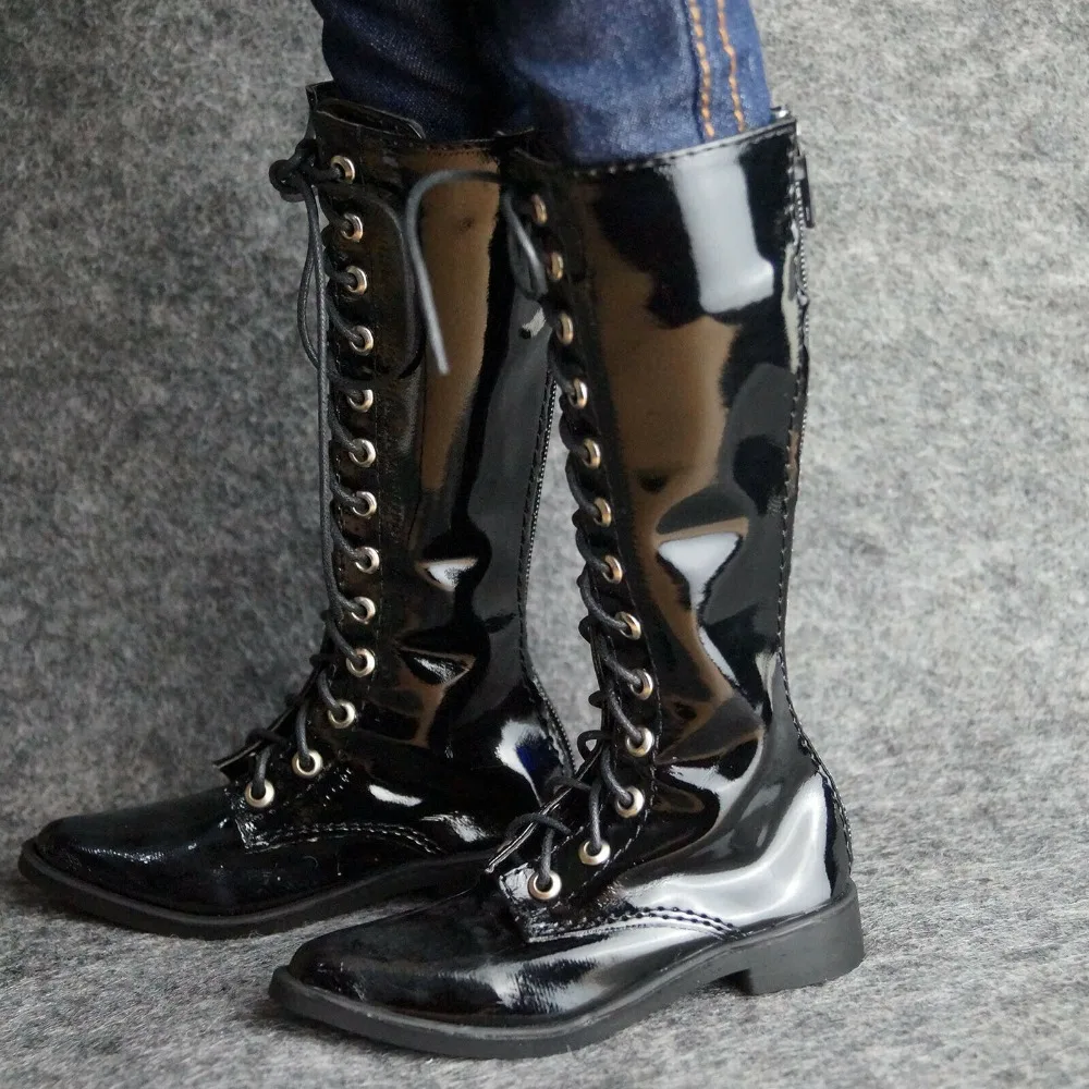 BJD SHOES Black Synthetic Leather High Boots Shoes For 70cm Tall SD17 BJD doll Uncle DK DZ AOD DD Doll
BJD SHOES Black Synthetic Leather High Boots Shoes For 70cm Tall SD17 BJD doll Uncle DK DZ AOD DD Doll