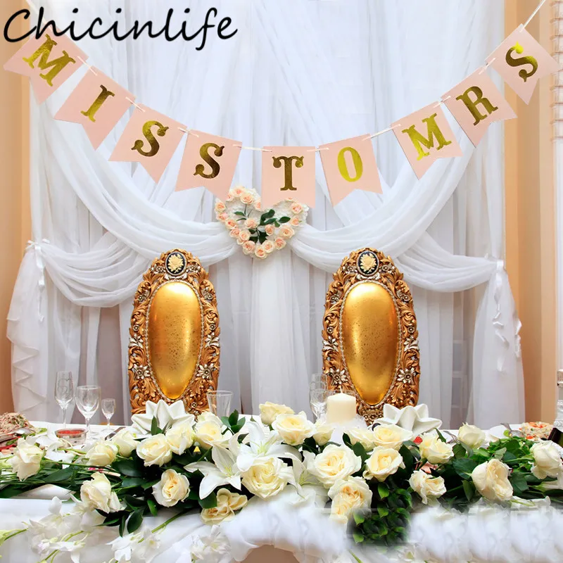 Chicinlife 1Set Pink Miss to Mrs Banner Bachelorette Hen Party Bridal Shower Engagement Wedding Bunting Decoration Supplies
Chicinlife 1Set Pink Miss to Mrs Banner Bachelorette Hen Party Bridal Shower Engagement Wedding Bunting Decoration Supplies