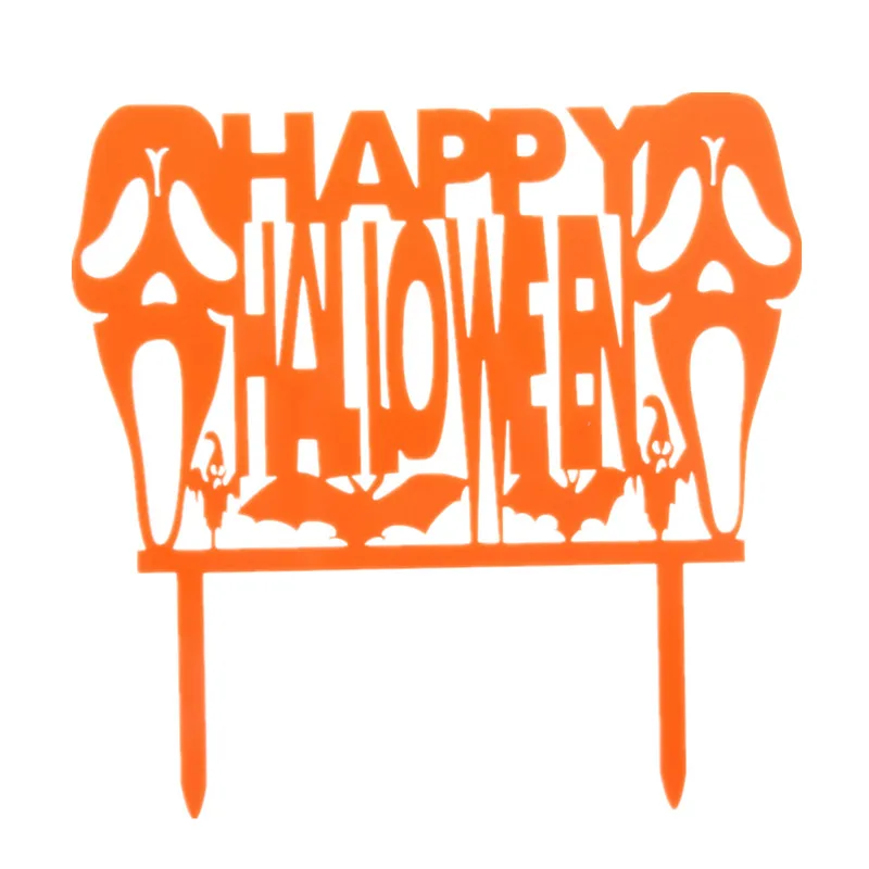Happy Halloween Cake Flags Skull Bat Orange Acrylic All Saint's Day Cake Toppers Halloween Party Cake Decoration Supplies
Happy Halloween Cake Flags Skull Bat Orange Acrylic All Saint's Day Cake Toppers Halloween Party Cake Decoration Supplies