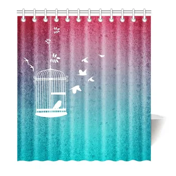 Pink blue white birdcage and bird Shower Curtain Printing Waterproof Mildewproof Polyester Fabric Bath Curtain Bathroom
Pink blue white birdcage and bird Shower Curtain Printing Waterproof Mildewproof Polyester Fabric Bath Curtain Bathroom