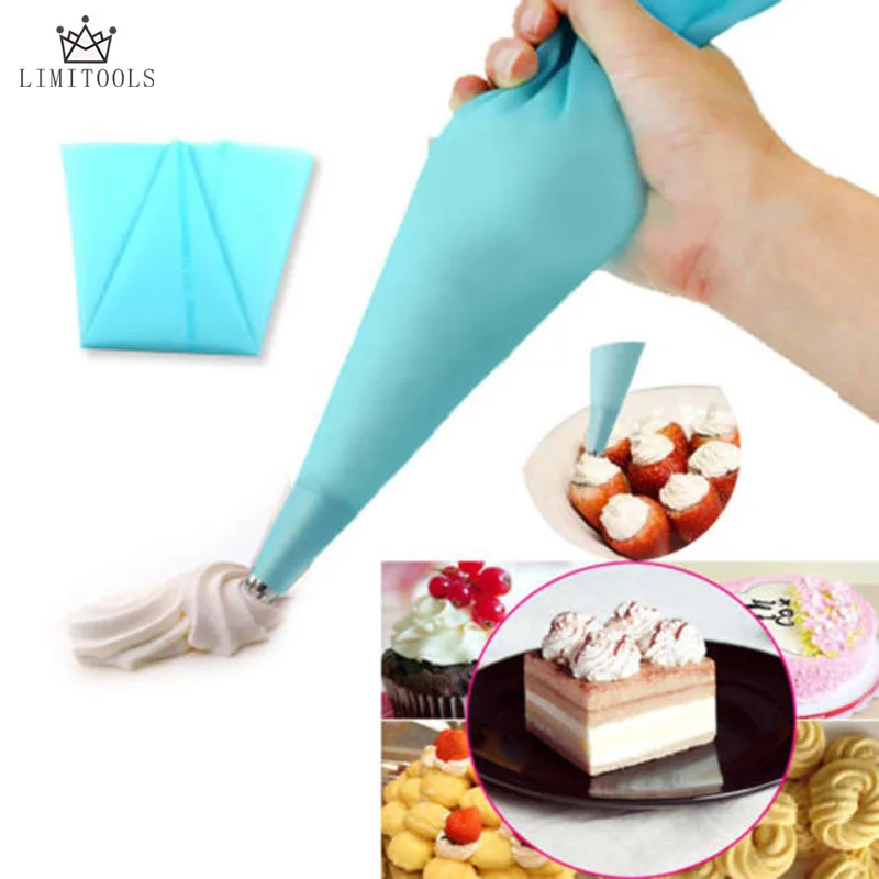 Bag Silicone Reusable Icing Piping Cream Pastry Bag Nozzle DIY Cake Decorating Baking Decorating Tools
Bag Silicone Reusable Icing Piping Cream Pastry Bag Nozzle DIY Cake Decorating Baking Decorating Tools