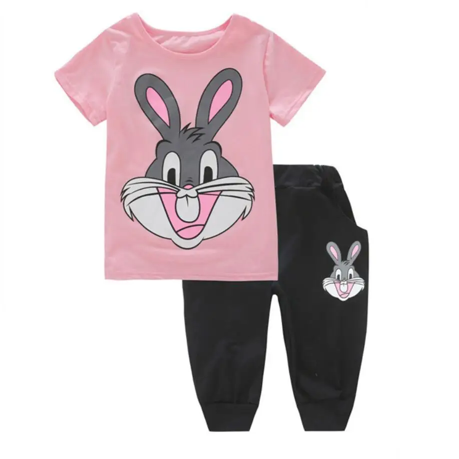 Toddler Baby girl clothing set cartoon rabbit T shirt top + Haroun pants two piece set Outfit Infant Children Suit Girls Clothes
Toddler Baby girl clothing set cartoon rabbit T shirt top + Haroun pants two piece set Outfit Infant Children Suit Girls Clothes
