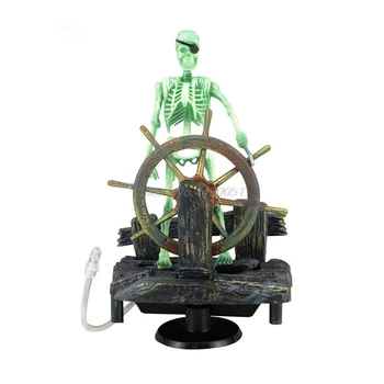 Action-Aquarium Ornament Skeleton Pirate Captain Fish Tank Landscape Decoration New
Action-Aquarium Ornament Skeleton Pirate Captain Fish Tank Landscape Decoration New