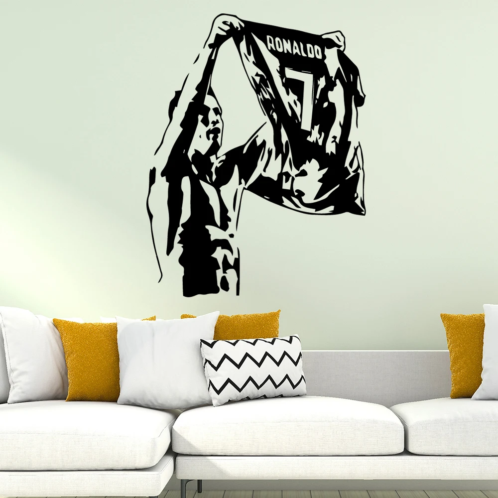 Hot Ronaldo Soccer Real Madrid Home Decor Modern Decoration For Kids Rooms Wall Stickers Wallpaper adesivi murali decals
Hot Ronaldo Soccer Real Madrid Home Decor Modern Decoration For Kids Rooms Wall Stickers Wallpaper adesivi murali decals