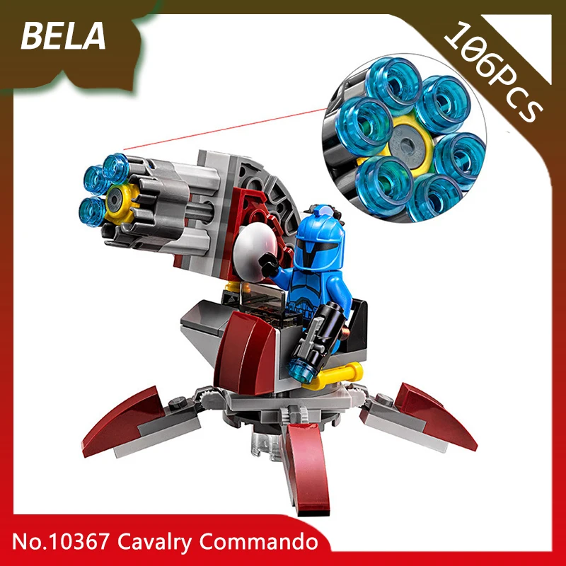 Bela 10367 106pcs Star Series Wars Shadow Cavalry Commando Model Building Blocks Bricks Toys Kids Compatible with Legoings
Bela 10367 106pcs Star Series Wars Shadow Cavalry Commando Model Building Blocks Bricks Toys Kids Compatible with Legoings