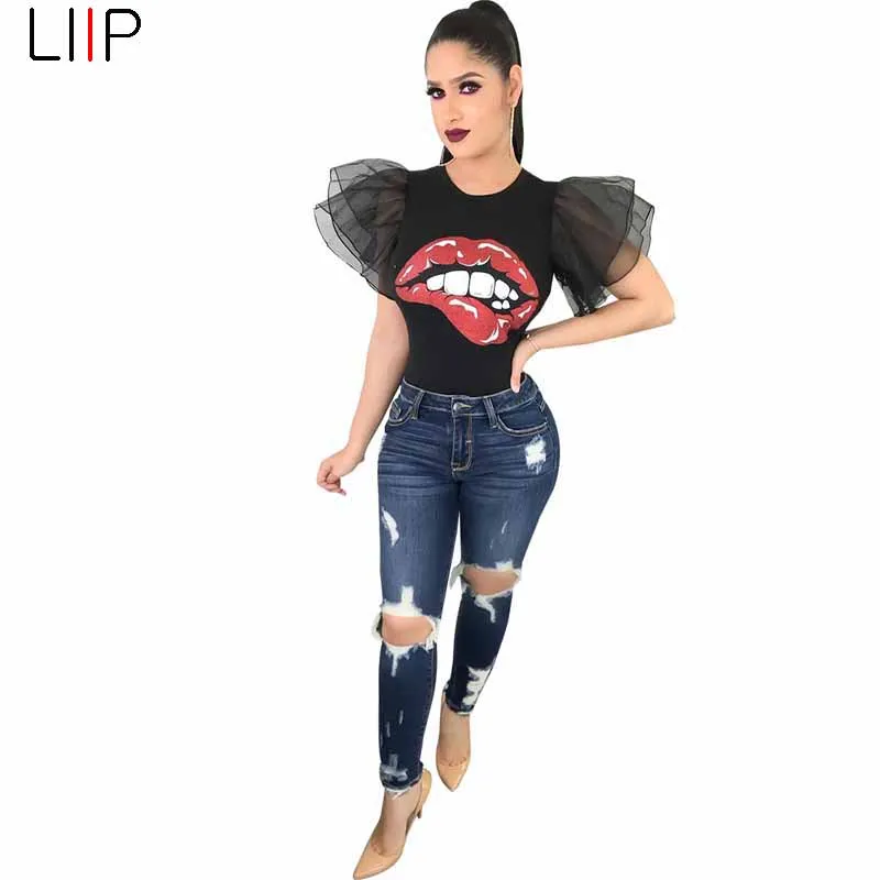 summer 2019 sexy chiffon club print top befree t shirt women tops woman clothes streetwear LIIP tshirt plus size 3409
summer 2019 sexy chiffon club print top befree t shirt women tops woman clothes streetwear LIIP tshirt plus size 3409