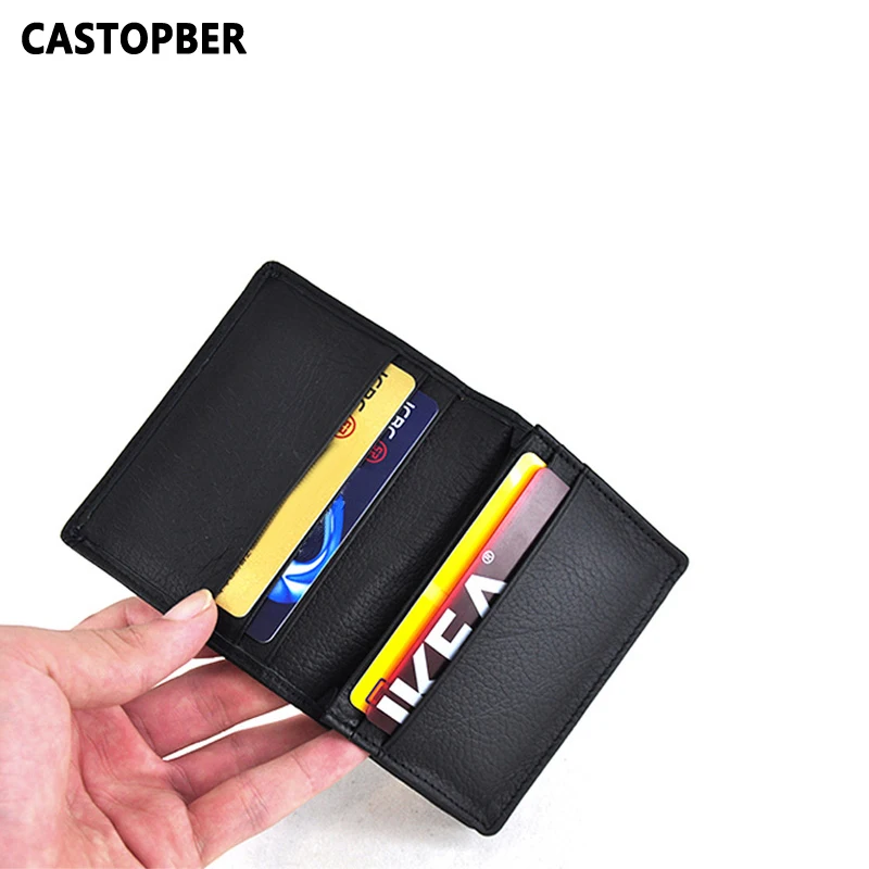 Unisex 100% Genuine Cowhide Real Leather Business Card ID Holder Credit Cards Wallet Bag Coin Purse Card Casese High Quality Men
Unisex 100% Genuine Cowhide Real Leather Business Card ID Holder Credit Cards Wallet Bag Coin Purse Card Casese High Quality Men