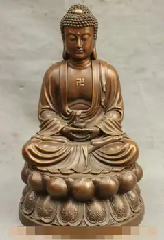 S01153 15" China Buddhism Pure Bronze Shakyamuni Sakyamuni Tathagata Buddha Bowl Statue
S01153 15" China Buddhism Pure Bronze Shakyamuni Sakyamuni Tathagata Buddha Bowl Statue