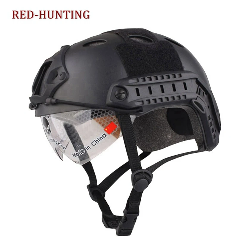 New FAST paintball Airsoft Base Jump Helmet With Protective Goggle Helmet Military Tactics Helmet
New FAST paintball Airsoft Base Jump Helmet With Protective Goggle Helmet Military Tactics Helmet