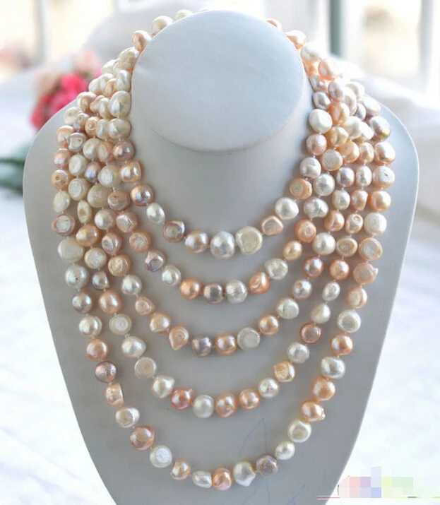 P4344 Long 100" 15mm white pink lavender baroque freshwater pearl necklace ^^^@^Noble style Natural Fine jewe FREE SHIPPING
P4344 Long 100" 15mm white pink lavender baroque freshwater pearl necklace ^^^@^Noble style Natural Fine jewe FREE SHIPPING