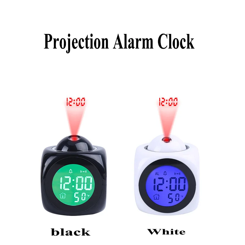 2018 LCD Projection Voice Talking Alarm Clock Back Light Electronic Digital Projector Watch Desk Temperature Display Clock
2018 LCD Projection Voice Talking Alarm Clock Back Light Electronic Digital Projector Watch Desk Temperature Display Clock