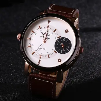 Large Dial Luxury Brand Double Movement Multiple Time Zone Quartz Wrist Watch Sport Mens Watch Leather Quartz-watch Reloj Hombre
Large Dial Luxury Brand Double Movement Multiple Time Zone Quartz Wrist Watch Sport Mens Watch Leather Quartz-watch Reloj Hombre