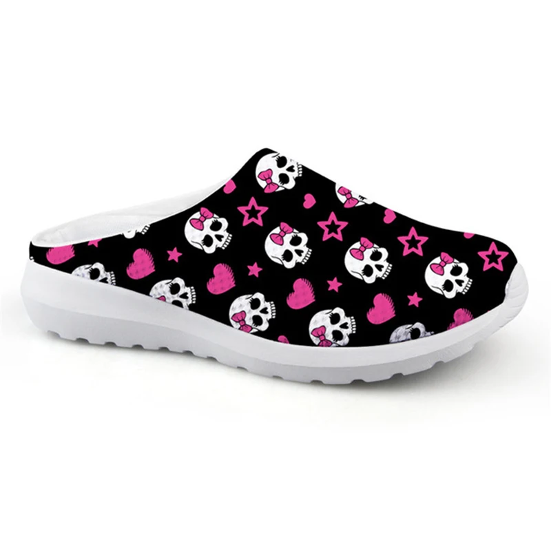 THIKIN Cartoon Cute Bowknot Skull Pattern Women Slippers Summer Shoes Breathable Mesh Women's Sandals Casual Slippers Fashion
THIKIN Cartoon Cute Bowknot Skull Pattern Women Slippers Summer Shoes Breathable Mesh Women's Sandals Casual Slippers Fashion