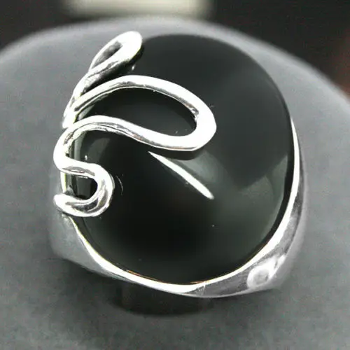 17 * 21 mm RARE NATURAL BLACK Natural Stone ONYX 925 STERLING Silver 925 jewelry RING SIZE 8/9/10
17 * 21 mm RARE NATURAL BLACK Natural Stone ONYX 925 STERLING Silver 925 jewelry RING SIZE 8/9/10