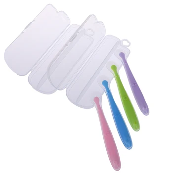 2PCS Non-sticky Baby Girls And Boys Silicone Feeding Spoon Mummy Safe Soft Feeding Baby Eating Soft Patchwork Spoon Solid Color
2PCS Non-sticky Baby Girls And Boys Silicone Feeding Spoon Mummy Safe Soft Feeding Baby Eating Soft Patchwork Spoon Solid Color