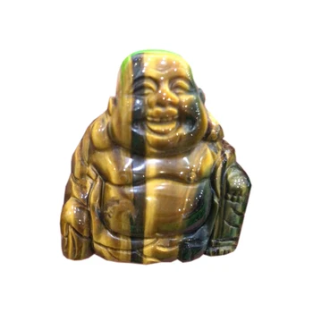 1.5 inch Carved Budda Natural tiger eye And Rose Quartz Maitreya Happy Laughing Buddha figurine crystal stone Home Decor 
1.5 inch Carved Budda Natural tiger eye And Rose Quartz Maitreya Happy Laughing Buddha figurine crystal stone Home Decor