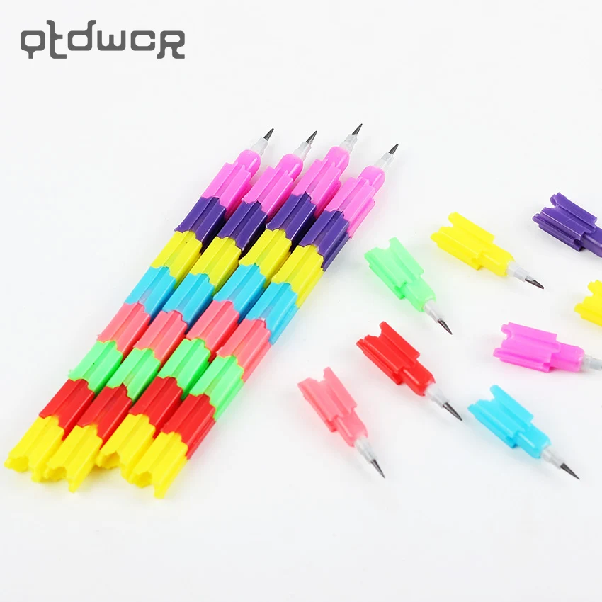 10PCS Creative Personality Multifunction Building Pencil Block Pencil Colorful Stacker Swap 8 Colors School Supplies Stationery
10PCS Creative Personality Multifunction Building Pencil Block Pencil Colorful Stacker Swap 8 Colors School Supplies Stationery