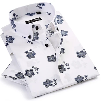 CAIZIYIJIA 2019 New Summer Style Short Sleeve Camisa Masculina Floral Printed Fashion Dress Shirt Causal Cotton Mens Clothes
CAIZIYIJIA 2019 New Summer Style Short Sleeve Camisa Masculina Floral Printed Fashion Dress Shirt Causal Cotton Mens Clothes