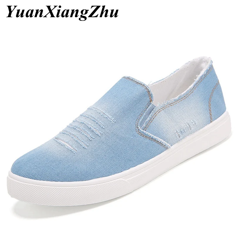 Men Shoes Fashion Denim Canvas Loafers Comfortable Men's Casual Shoes Slip-On Plimsolls 2019 New Light Breathable Male Footwear
Men Shoes Fashion Denim Canvas Loafers Comfortable Men's Casual Shoes Slip-On Plimsolls 2019 New Light Breathable Male Footwear