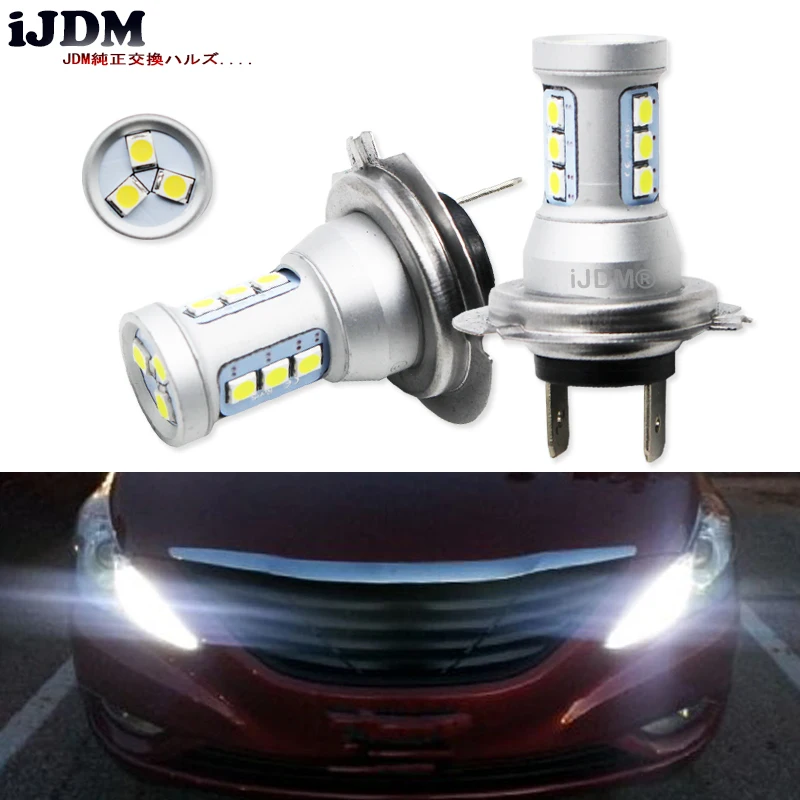 iJDMT Auto High Power H7 LED 12SMD 12V For Hyundai Genesis Sonata Veloster Accent on High Beam Daytime Running Lights,6000K Red
iJDMT Auto High Power H7 LED 12SMD 12V For Hyundai Genesis Sonata Veloster Accent on High Beam Daytime Running Lights,6000K Red