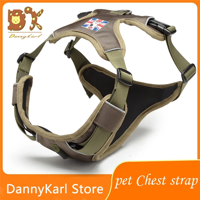 DannyKarl Dog Products Traction Rope Chest Strap Explosion-proof Vest Type Medium and Large Dog Harness Nylon Mesh Vest Harness
DannyKarl Dog Products Traction Rope Chest Strap Explosion-proof Vest Type Medium and Large Dog Harness Nylon Mesh Vest Harness