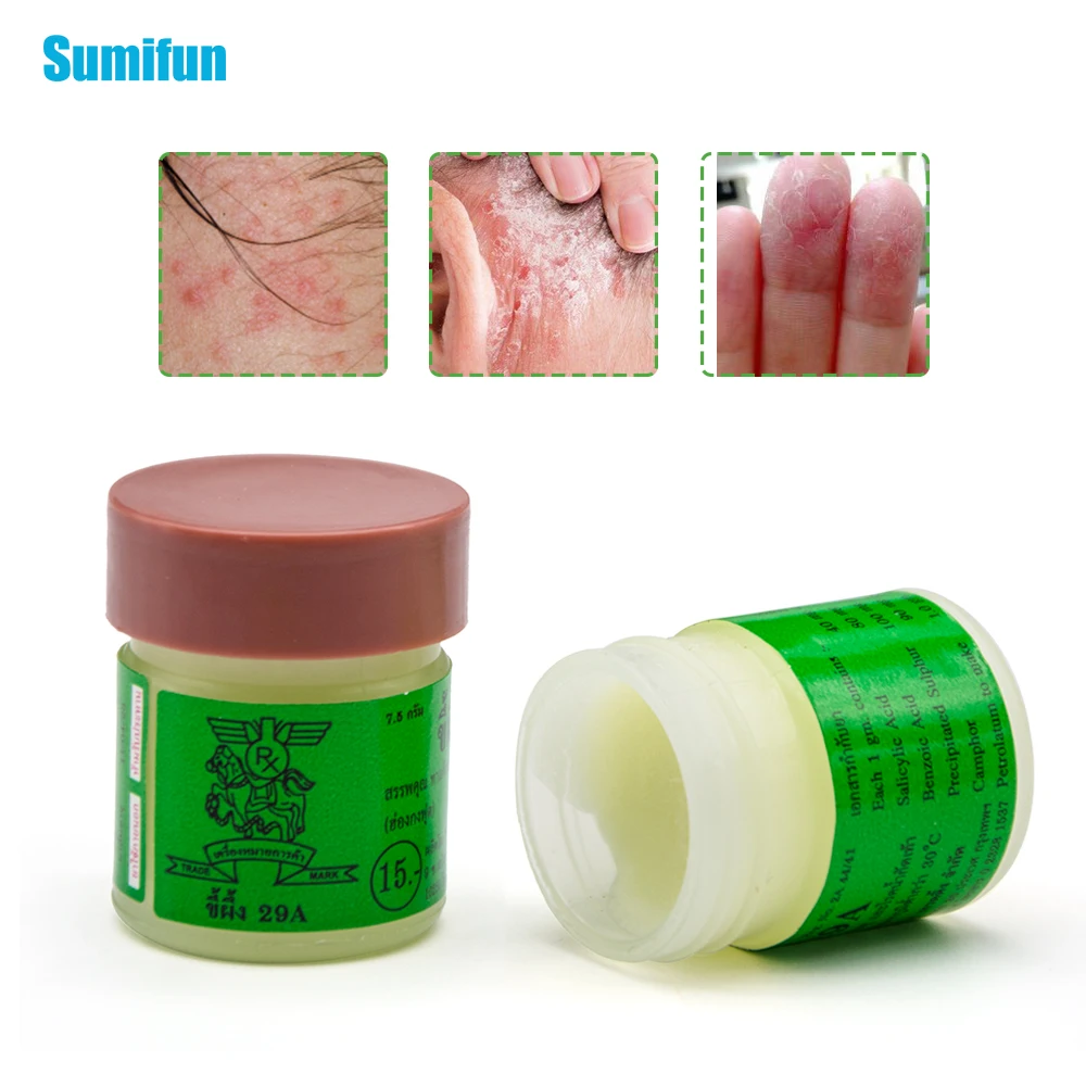 1/3/5pcs Thailand 29A Antipruritic Eczema Psoriasis Cream And Dermatitis Therapy Ointments Antibacterial Chinese Plaster P0018
1/3/5pcs Thailand 29A Antipruritic Eczema Psoriasis Cream And Dermatitis Therapy Ointments Antibacterial Chinese Plaster P0018