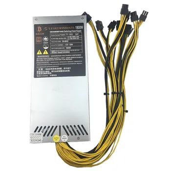 1800w power supply 6PIN*10 Ant ETH antminer BTC LTC DASH miner Max 2000W PSU for S9/S7/L3+/D3/T9/A8/E9/A4+ PK APW3+++
1800w power supply 6PIN*10 Ant ETH antminer BTC LTC DASH miner Max 2000W PSU for S9/S7/L3+/D3/T9/A8/E9/A4+ PK APW3+++