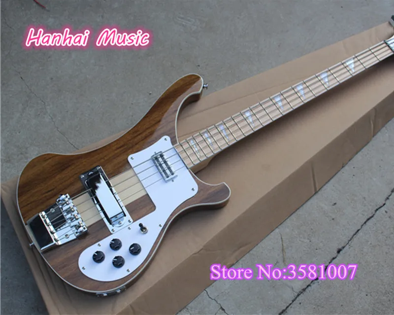 4-String Electric Bass with Walnut Natural wood Color Body,neck-thru-body Design,Maple Fingerboard with Abalone Inlay,can Custom
4-String Electric Bass with Walnut Natural wood Color Body,neck-thru-body Design,Maple Fingerboard with Abalone Inlay,can Custom