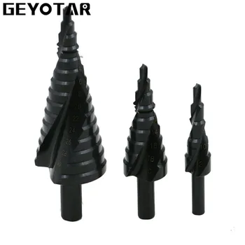 4-32MM 3PCS HSS cobalt step Drills with Nitrogen High Speed Steel Spiral for Metal Cone Drill Bit Set Triangle Shank Hole Cutter
4-32MM 3PCS HSS cobalt step Drills with Nitrogen High Speed Steel Spiral for Metal Cone Drill Bit Set Triangle Shank Hole Cutter