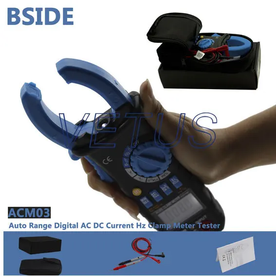 Free shipping ACMO3 handeld AC/DC clamp meter Automatic range communication clip-on multimeter